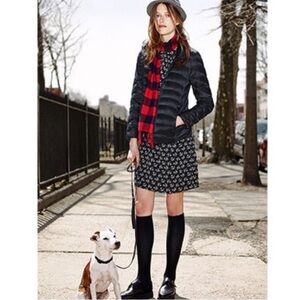 UNIQLO Ultra Light Down Jacket Womens Black Hooded Packable Zip Pockets Size XS